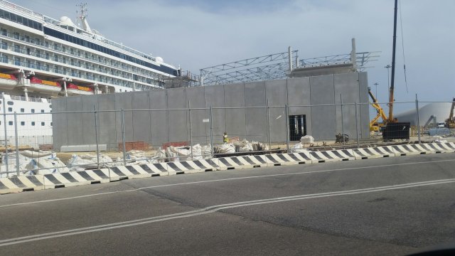 new cruise terminal external walls august 2017 1
